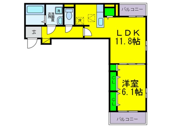 グレイスの物件間取画像